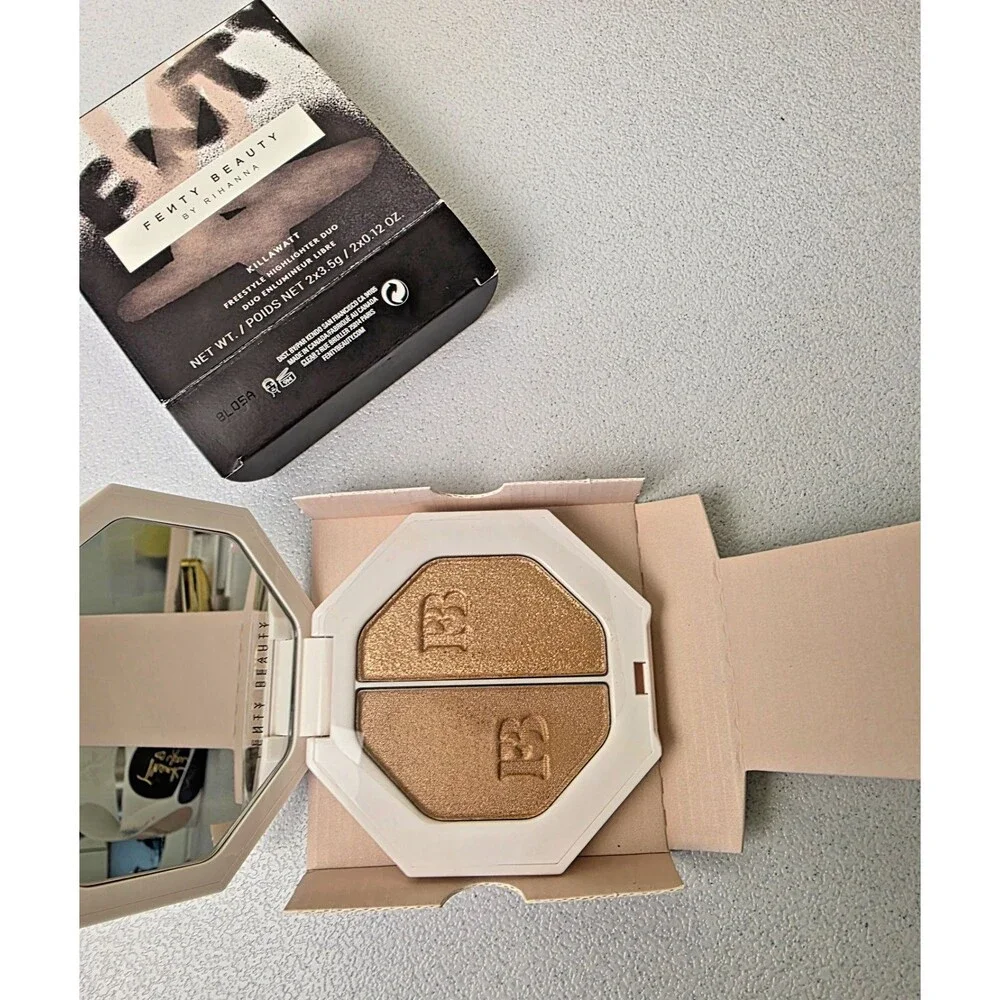 FENTY BEAUTY Killawatt Freestyle Highlighter Duo Afternoon Snack/ Mo'Hunny BNIB